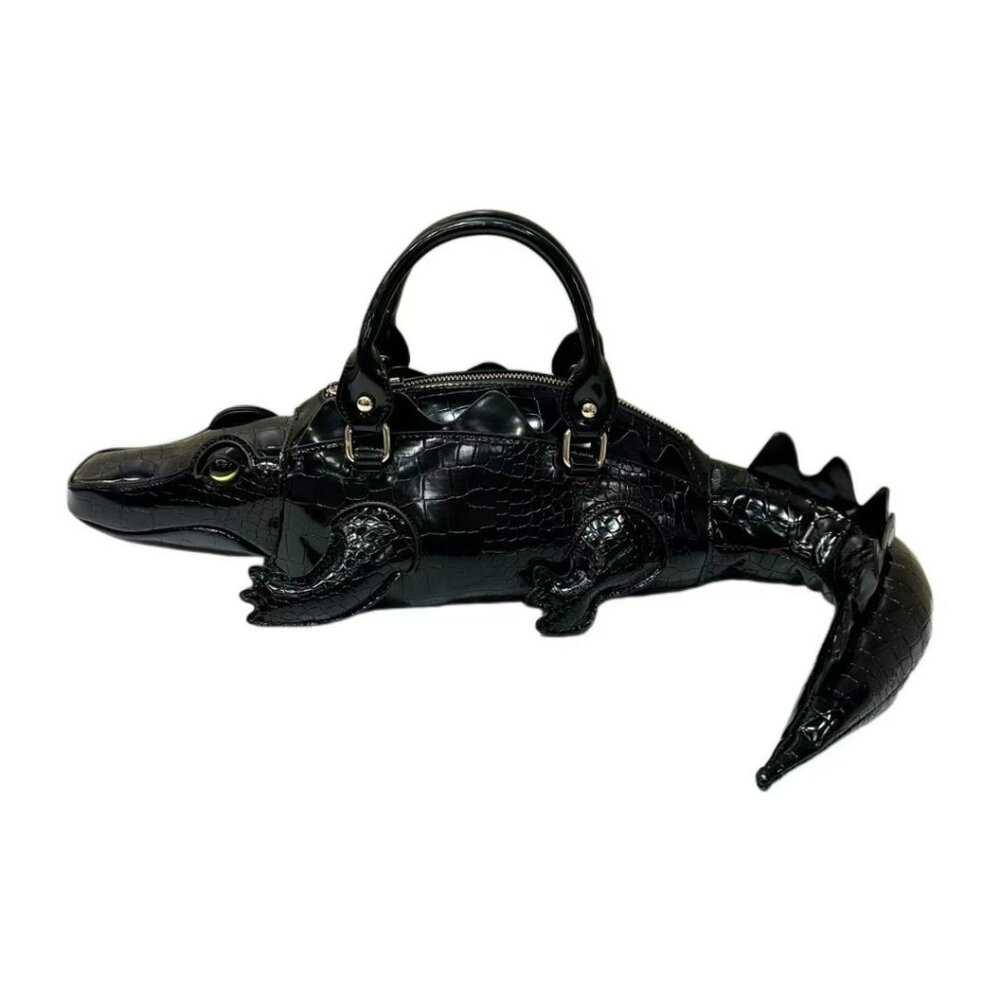 Unique crocodile-shaped design bag